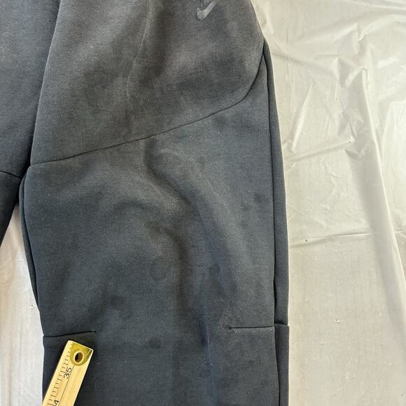 Nike Sportswear Tech Fleece Jogger Men Large Black Sweatpants Drawstring - Picture 7 of 14